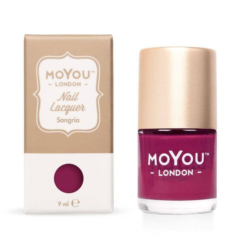 MoYou Stamping Plate Polish Lacquer Stamp Mats Glitter Top Coat Gifts Etc