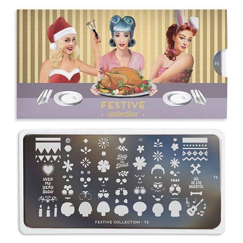 MoYou Stamping Plate Polish Lacquer Stamp Mats Glitter Top Coat Gifts Etc