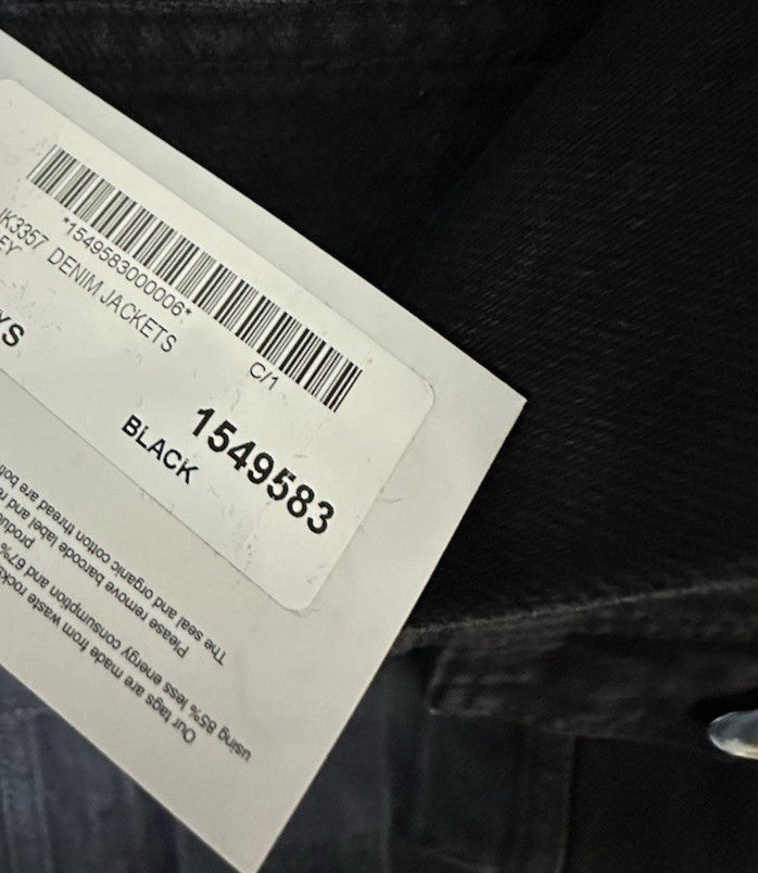 RAEY JK3357 Denim Jacket Black Ladies Oversized Jacket ALL SIZES RRP £250