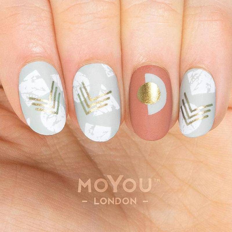 MoYou Stamping Plate Polish Lacquer Stamp Mats Glitter Top Coat Gifts Etc