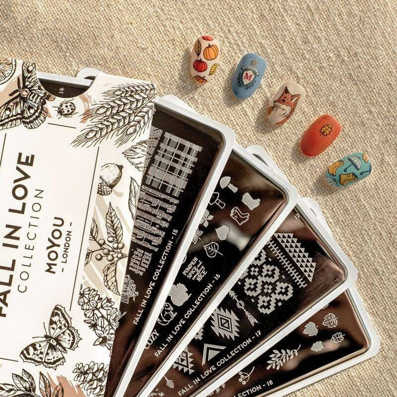 MoYou Stamping Plate Polish Lacquer Stamp Mats Glitter Top Coat Gifts Etc
