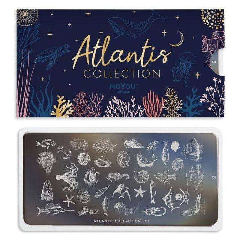 MoYou Stamping Plate Polish Lacquer Stamp Mats Glitter Top Coat Gifts Etc