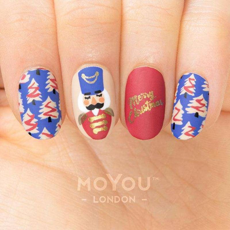MoYou Stamping Plate Polish Lacquer Stamp Mats Glitter Top Coat Gifts Etc