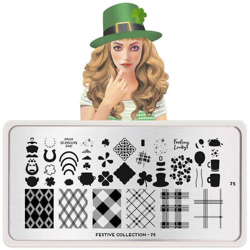 MoYou Stamping Plate Polish Lacquer Stamp Mats Glitter Top Coat Gifts Etc