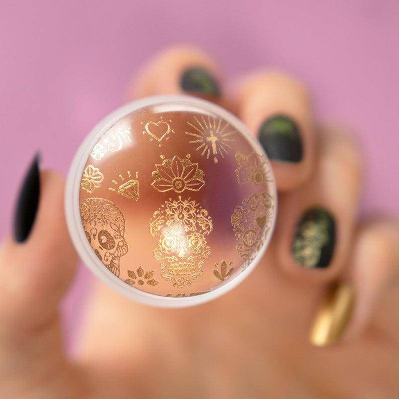 MoYou Stamping Plate Polish Lacquer Stamp Mats Glitter Top Coat Gifts Etc