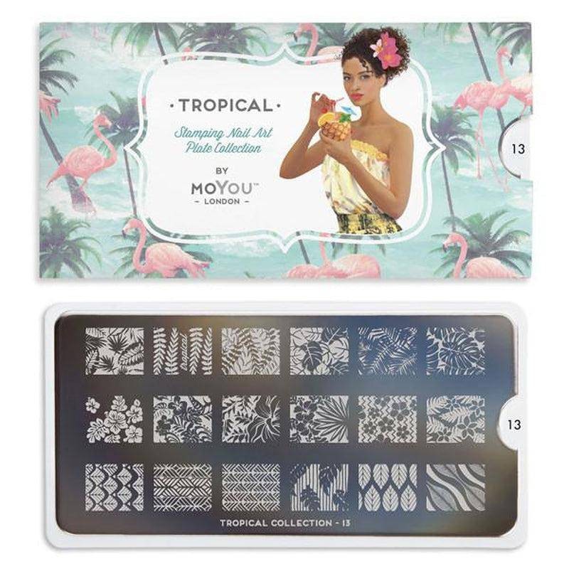 MoYou Stamping Plate Polish Lacquer Stamp Mats Glitter Top Coat Gifts Etc