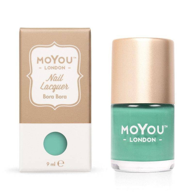 MoYou Stamping Plate Polish Lacquer Stamp Mats Glitter Top Coat Gifts Etc