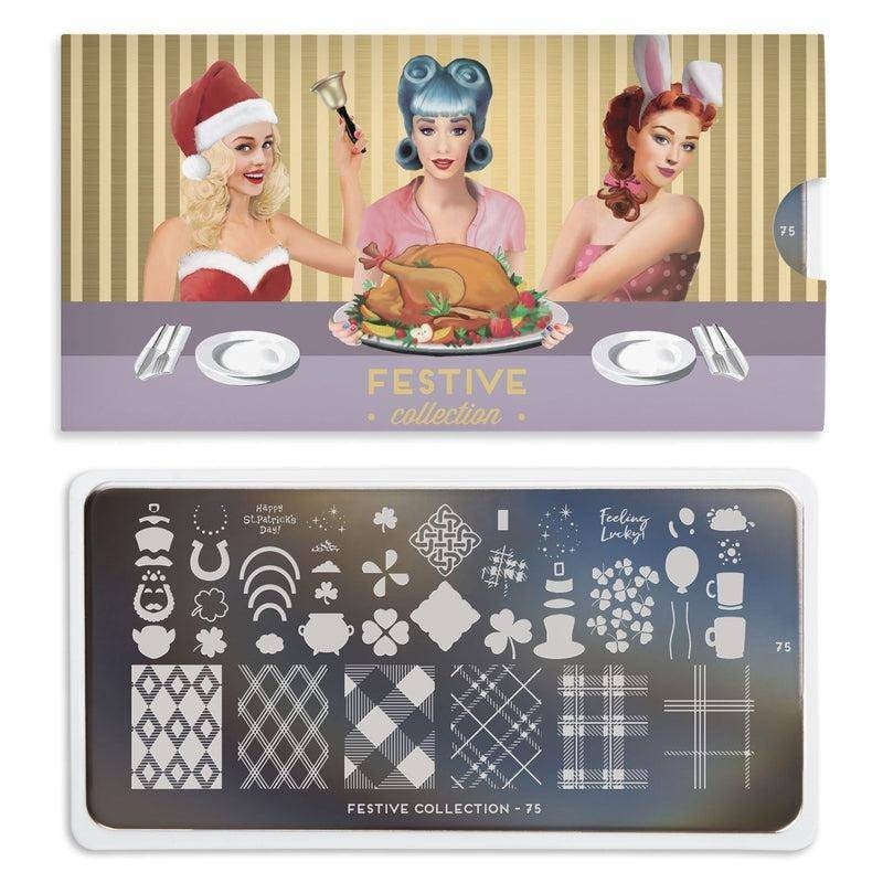 MoYou Stamping Plate Polish Lacquer Stamp Mats Glitter Top Coat Gifts Etc