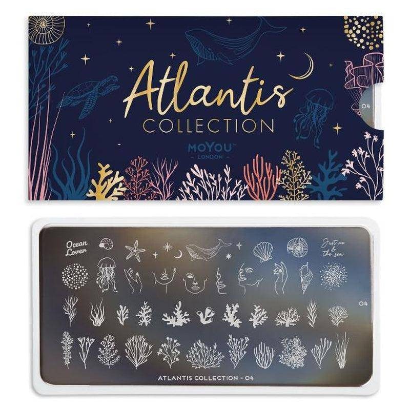 MoYou Stamping Plate Polish Lacquer Stamp Mats Glitter Top Coat Gifts Etc