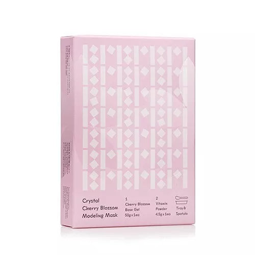 20x BEAUTYMORY Crystal Cherry Blossom Modelling Deluxe Pamper Face Mask kit RRP £9