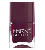 Nails inc Gel effect Kensington high street Nail Polish Deep wine red burgandy