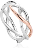 Clogau Eternal Love Weave Ring 3SCMG54