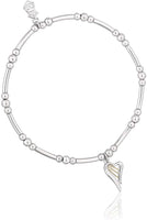 Clogau Heartstrings Affinity Bead Bracelet 17-18cm