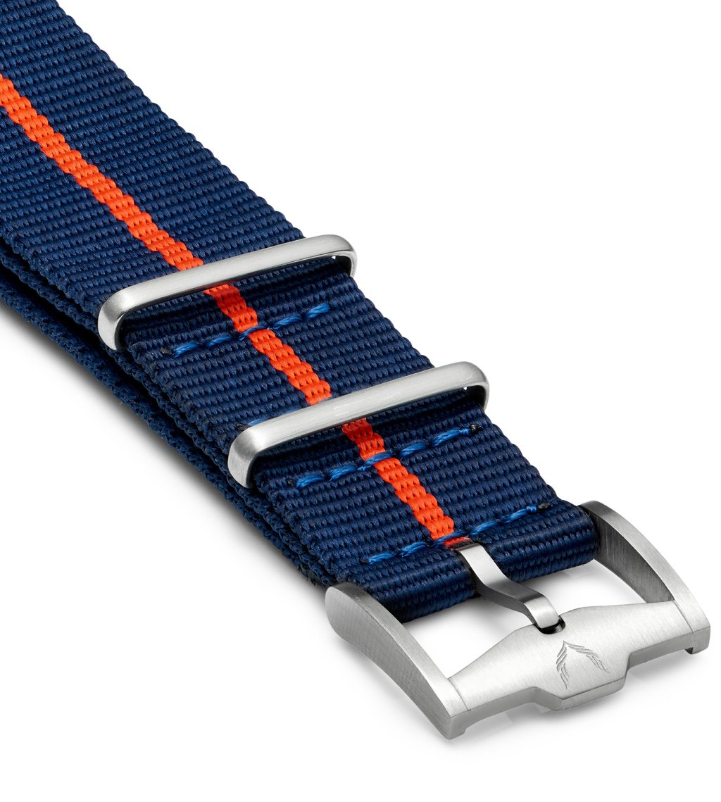 PREMIUM Nato Watch Strap Band Army Military Divers Nylon Mens 20mm NAVY RED RRP £40