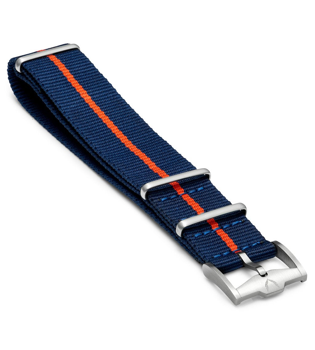 PREMIUM Nato Watch Strap Band Army Military Divers Nylon Mens 20mm NAVY RED RRP £40