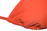 Speedo Mixers Ladies Bikini Swimming Top Orange Triangle