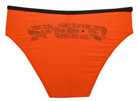 Speedo Mixers Ladies Bikini Swimming Orange / Black Brief