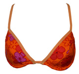 Speedo Mixers Ladies Bikini Swimming Top Orange Mirabeau Underwired