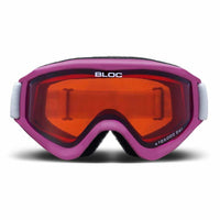 BLOC Shimmer SP1 Pink Ski Snowboarding Goggles for Girls Juniors Children's kids